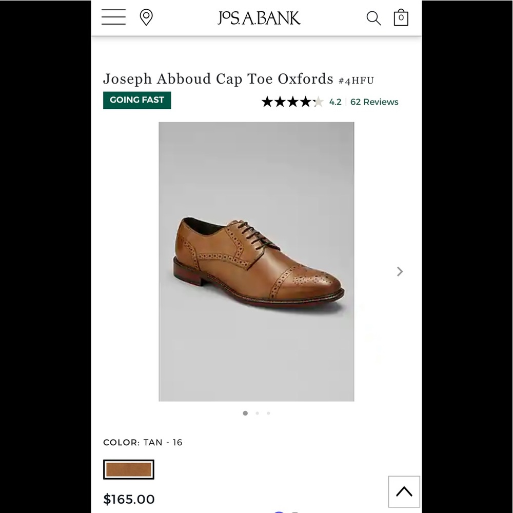 Joseph Abboud dress shoe
